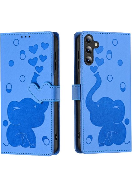 Galaxy A56PREMIUM Deri Kickstand Üç Kart Için Flip Case (Yurt Dışından)