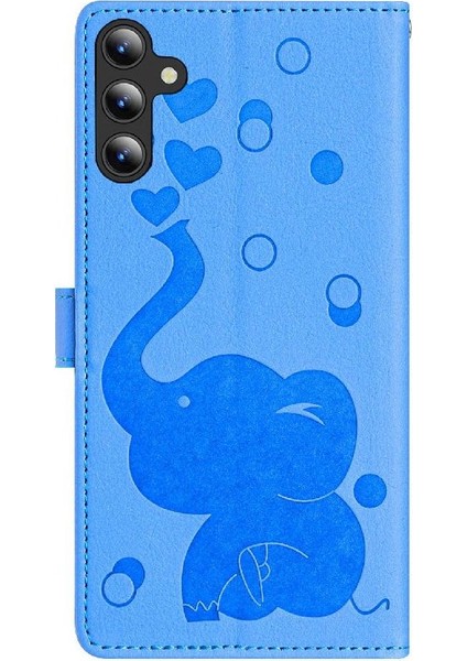 Galaxy A56PREMIUM Deri Kickstand Üç Kart Için Flip Case (Yurt Dışından) modelleri