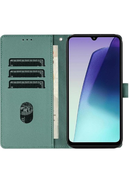 Poco C75 Üç Kart Yuvaları Kickstand Premium Deri Için Flip Case (Yurt Dışından) indirimleri