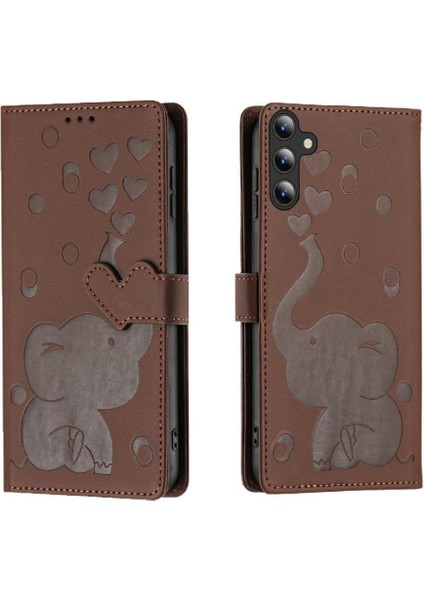 Galaxy A56PREMIUM Deri Kickstand Üç Kart Için Flip Case (Yurt Dışından)