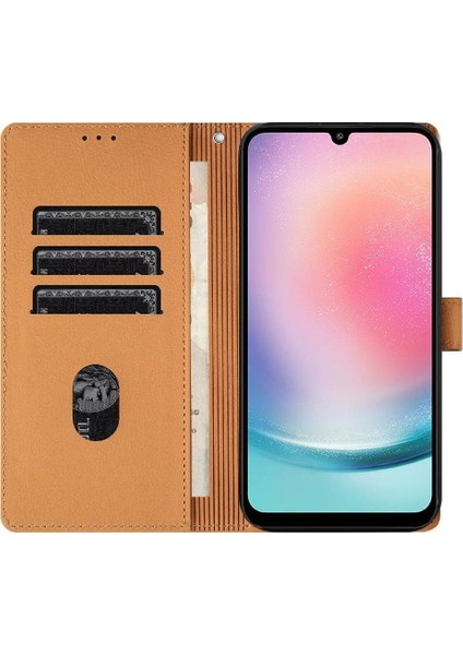Galaxy A16 Üç Kart Yuvası Premium Deri Için Flip Case (Yurt Dışından) fırsatları