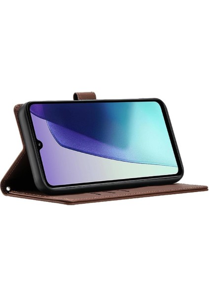 Poco C75 Üç Kart Yuvaları Kickstand Premium Deri Için Flip Case (Yurt Dışından) indirimleri