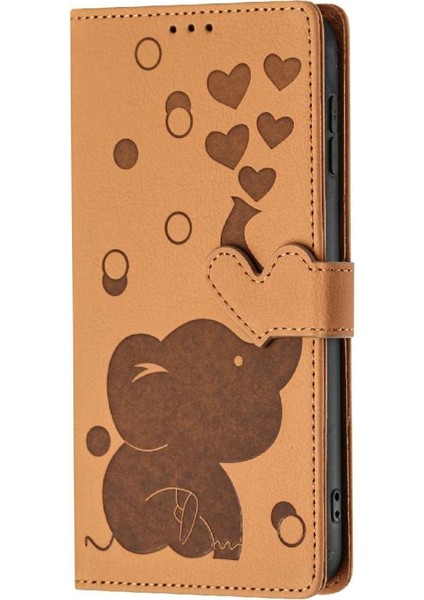 Poco C75 Üç Kart Yuvaları Kickstand Premium Deri Için Flip Case (Yurt Dışından) modelleri