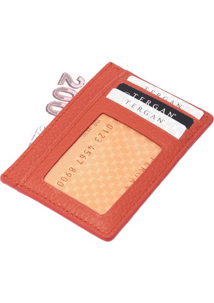 Turuncu Deri Unisex Kredi Kartlık - S1KK00001676-V9G fiyatları
