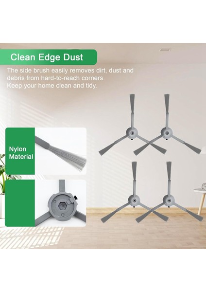 Eufy L60, L50, L60 Ses, L50 Ses Elektrikli Süpürge Yedek Parçaları Için Yan Fırça (Yurt Dışından) fırsatları