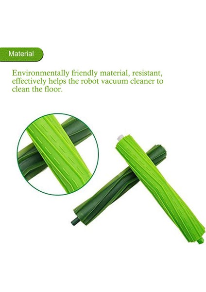 Irobot Roomba I3 I3+ I6+ I7 I7+ Için 2 Takım Kauçuk Rulo Fırça (Yurt Dışından) modelleri