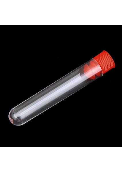 20 Adet Tamamlanmamış Plastik Test Tüpleri Laboratuvar Test Aracı Vidalı Kapaklı Şeffaf, 12 * 60MM (Yurt Dışından) fırsatları