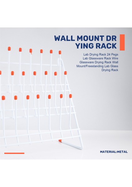Laboratuvar Kurutma Rafı 24 Mandal Laboratuvar Cam Eşya Rafı Tel Cam Eşya Kurutma Rafı Duvara Monte/ayakta Laboratuvar Cam Kurutma Rafı (Yurt Dışından) fırsatları