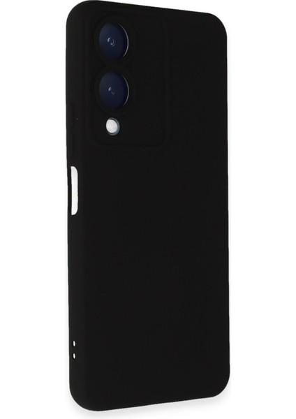 Vivo Y17S Kılıf Nano Içi Kadife Silikon - Siyah Svlrs fiyatları