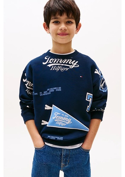 Erkek Çocuk All Over Prınted Sweatshırt Sweatshirts