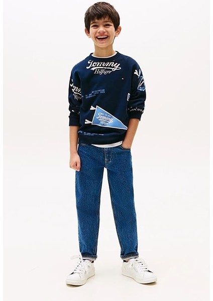 Erkek Çocuk All Over Prınted Sweatshırt Sweatshirts