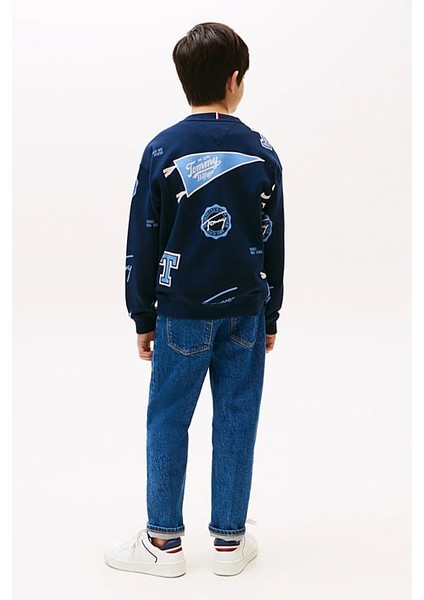 Erkek Çocuk All Over Prınted Sweatshırt Sweatshirts