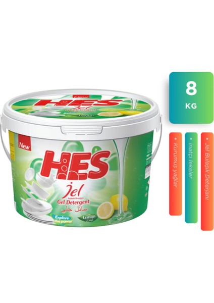 Jel Bulaşık Deterjan 8 kg