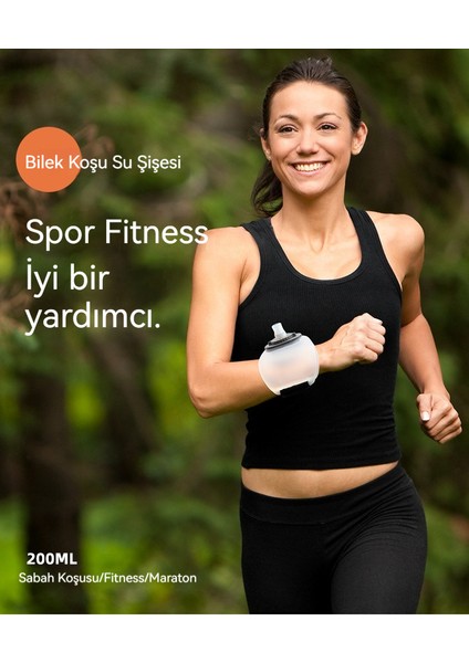 200ML Açık Koşu Bilek Taşınabilir Su Isıtıcısı (Yurt Dışından)
