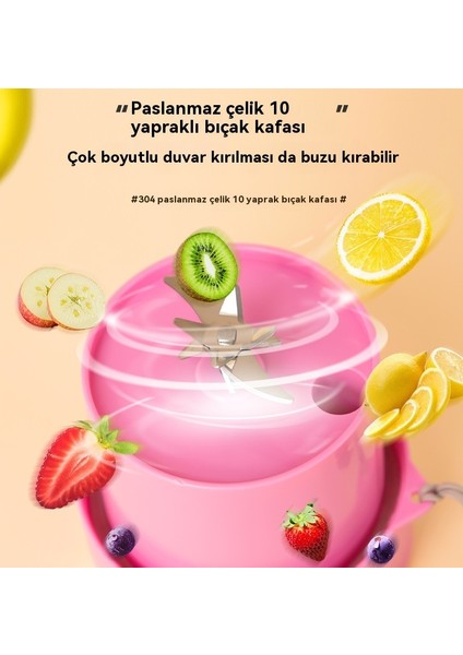 Kablosuz Taşınabilir Otomatik Meyve Sıkacağı (Yurt Dışından)