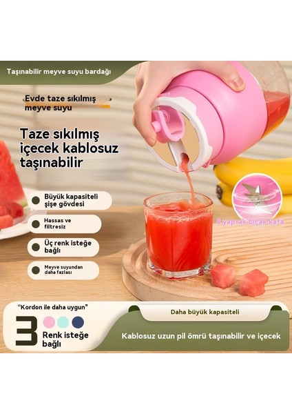Kablosuz Taşınabilir Otomatik Meyve Sıkacağı (Yurt Dışından)