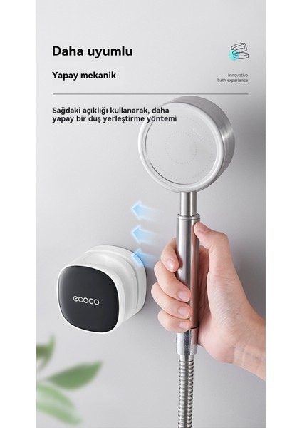 Banyo Için Ayarlanabilir Deliksiz Duvara Monte Duş Tutucu (Yurt Dışından) modelleri