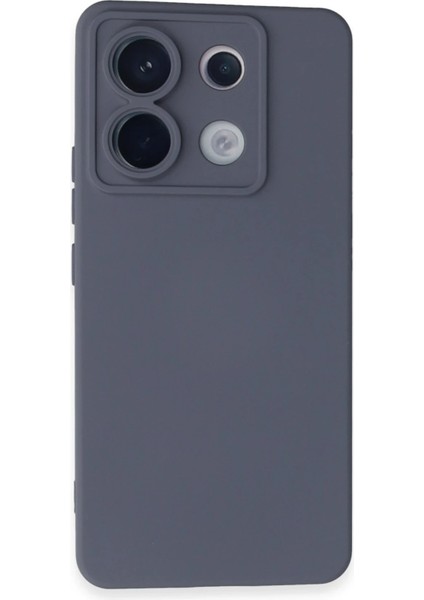 Xiaomi Redmi Note 13 Pro 5g Kılıf Nano Içi Kadife Silikon - Gri Svlrs