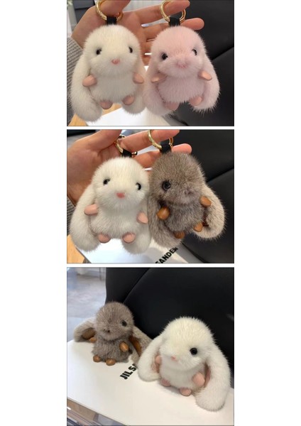 Yeni Sevimli Küçük Tavşan Peluş Kolye (Yurt Dışından) modelleri