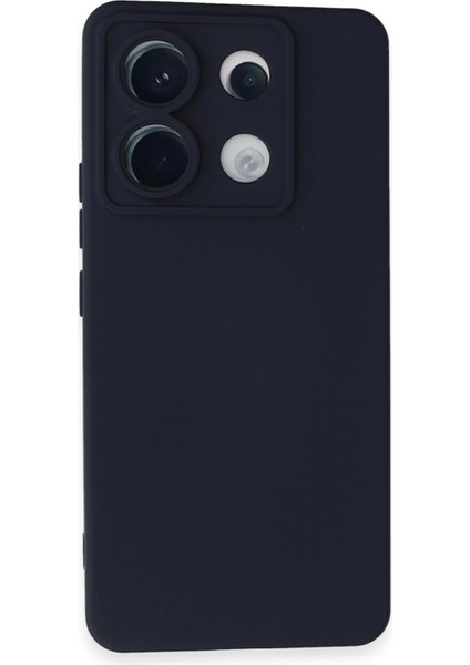 Xiaomi Redmi Note 13 Pro 5g Kılıf Nano Içi Kadife Silikon - Lacivert Svlrs