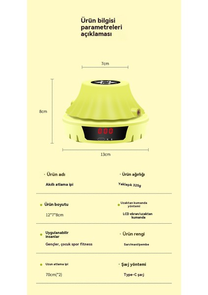Akıllı Otomatik Çok Oyunculu Eğitim Sayma Uzaktan Atlama Ipi (Yurt Dışından) modelleri