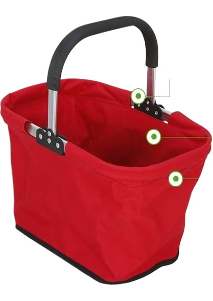 Katlanır Alışveriş Piknik Saklama Sepeti (Yurt Dışından)