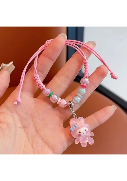 Sanrio Serisi Kawaii Keychain Cinnamoroll Hello Kitty Kuromi Karikatür Figür Anahtar Zincir Backpack Kolye Araba Krahi Çocuk Hediye Metal Renk: 5 (Yurt Dışından)