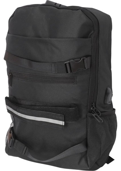 Iş Anti Hırsızlık Backpack Siyah USB Büyük Kapasiteli Kaykay Çantası Erkek Depolama Tasarımı Ayarlanabilir Kayış Hediyeleri Ambalaj (Yurt Dışından)