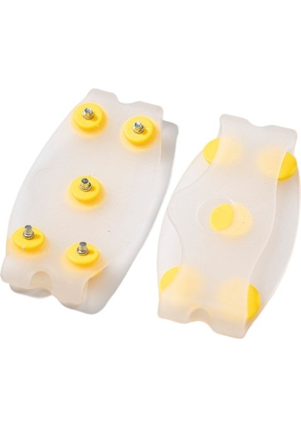 Açık Crampon Kaymaz Ayakkabı Kapağı Düşmeye Karşı Spikes Tırmanma Güvenliği Buz Kavrama (Yurt Dışından)