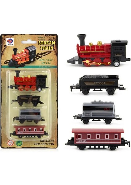 Diecast 1:60 Alaşım Oyuncak Araç Araçları Retro Steam Tren Geri Çekme Model Tren Çocuk Oyuncakları Erkek Hediyeleri Çocuk Doğum Günü Kilo: Kırmızı (Yurt Dışından)