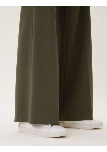 Wide Leg Örme Pantolon modelleri