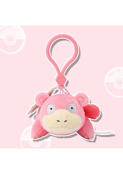 Pokémon Pikachu Gengar Charmander Togepi Anime Peluş Oyuncak Karikatür Sevimli Bebek Anahtarlama Çocuk Oyuncak Sırt Çantası Kolye Renk: 10CM Slowpoke (Yurt Dışından)