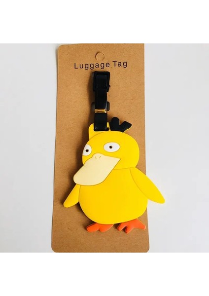 Sıcak Pokemon Karikatür Seyahat Bagaj Etiketi Kawaii Pikachu Silika Jel Bavul Kimliği Addres Tutucu Sevimli Yatılı Bagaj Etiketi Etiket Renk: Da Ke Ya (Yurt Dışından)