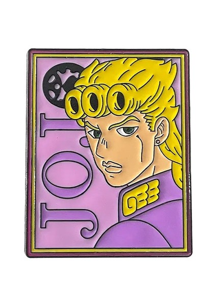 Jojo Tuhaf Macera Pimleri Broş Kujo Jotaro Jolyne Figürler Sırt Çantası Kıyleri Için Metal Rozeti Broşlar Noel Hediyesi Metal Renk: X00308 (Yurt Dışından)