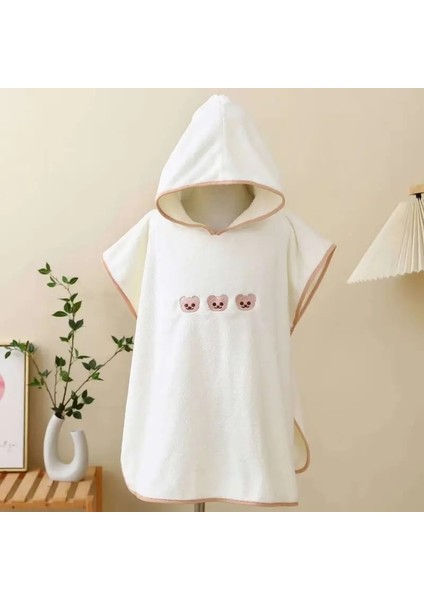 Bebek Bornoz Kapüşonlu Havlu Yumuşak Mercan Kadife Çocuk Banyo Havlu Pelerin Sevimli Sıcak Havlu Battaniye Yürümeye Başlayan Çocuk Uyku Kundak Wrapcolor: Pembe (Yurt Dışından)