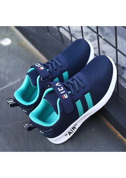 Yeni Moda Çocuk Ayakkabı Çocuklar Günlük Sabah Saborlar Bahar Sonbahar Kafa Spor Ayakkabıları Erkek Kız Ayakkabı Okulu Tenis Spor Sakız Renk: Gökyüzü Mavisi/ayakkabı Boyutu: 28 (Yurt Dışından)