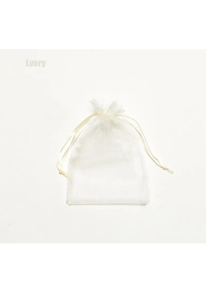 Yeniden 100PCS 22 Renk 7x9 9X12CM 10X15 13X18CM Düğün Noel Hediyesi Çizilebilir Organza Çantaları Takı Ambalaj Ekran Torbaları 13 Renk: Lvory/boyut: 7X9CM 100PCS (Yurt Dışından)