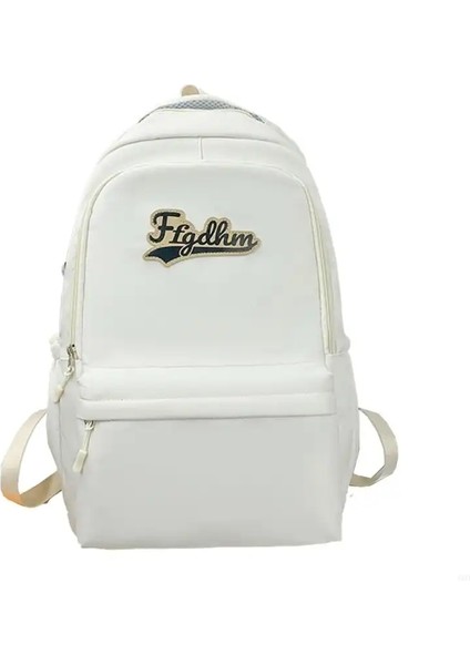 Kadınlar Serda Sırt Çantası Öğrenci Okulu Backpack Man Dizüstü Bilgisayar Sırt Çantası Büyük Kapasiteli Sırt Çantası Kore Sırt Çantası Workcolor Için: Beyaz (Yurt Dışından)