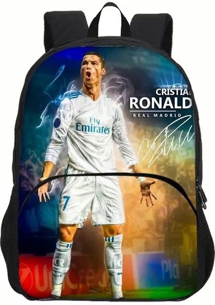 Ronaldo Kids Sırt Çantası Spor Okulu Çanta Erkek Kızlar Sırt Çantası Cr Sırt Çantası Futbol Yıldız Kitap Çantalar Erkek Kızlar Için En Iyi Hediye Renk: 7 (Yurt Dışından)