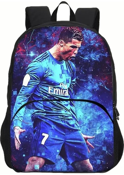 Ronaldo Kids Sırt Çantası Spor Okulu Çanta Erkek Kızlar Sırt Çantası Cr Sırt Çantası Futbol Yıldız Kitap Çanta Erkekler Için En Iyi Hediye Renk: 2 (Yurt Dışından)
