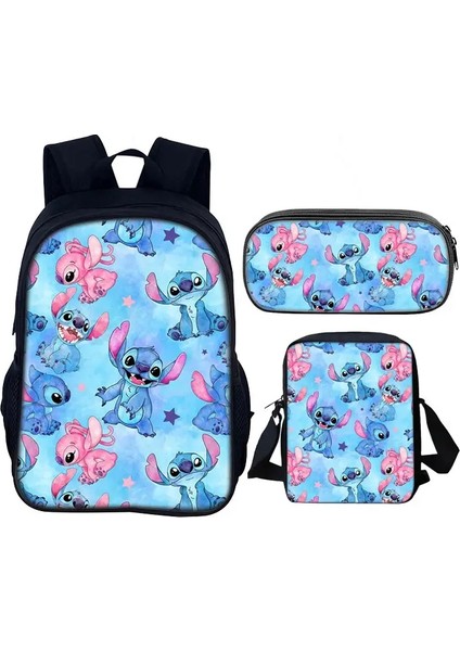 Disney Cartoon Dikiş Çocuk Okulu Sırt Çantası Omuz Çantası Kalem Çantaları ile Erkek Kızlar Için Okul Çantaları En Iyi Hediye Renk: 3 (Yurt Dışından)