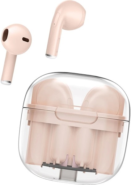 Ls- 09 Bluetooth 5. 3 Tws Kablosuz Airpods Kulaklık - Pembe Svlrs