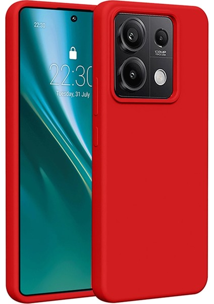 Xiaomi Redmi Note 13 Pro 5g Kılıf First Silikon - Kırmızı Svlrs