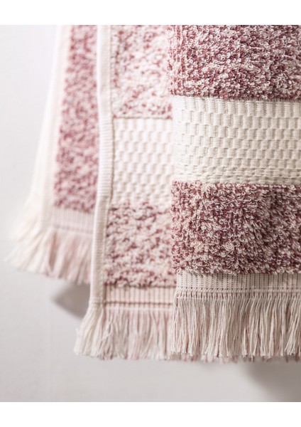 Brest %100 Pamuk Yüz Havlusu - Pudra - 50X80 cm fırsatları