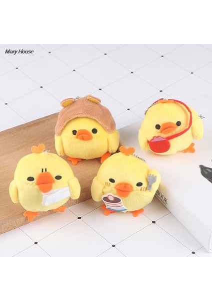 A6 1pc Rastgele 1pc Güzel Küçük 7-8cm Tavuk Peluş Hediye Doldurulmuş Oyuncak Anahtarlık Kolye Oyuncak Buket Peluş (Yurt Dışından) fiyatları