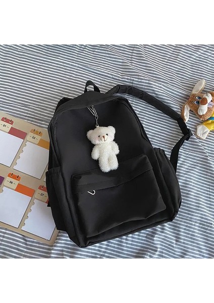 Yüksek Kaliteli Büyük Kapasiteli Su Geçirmez Seyahat Çantası Yıkanabilir Naylon Bilgisayar Çantası Unisexcolor: Pembe (Yurt Dışından)