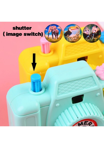 Oval Mini Sevimli Simülasyon Kaleydoskop Kamera Çocuk Oyuncak Film Izleme Kamerası Renk Bilişi Pillere Gerek Yok Bebek Hediye (Yurt Dışından) fırsatları