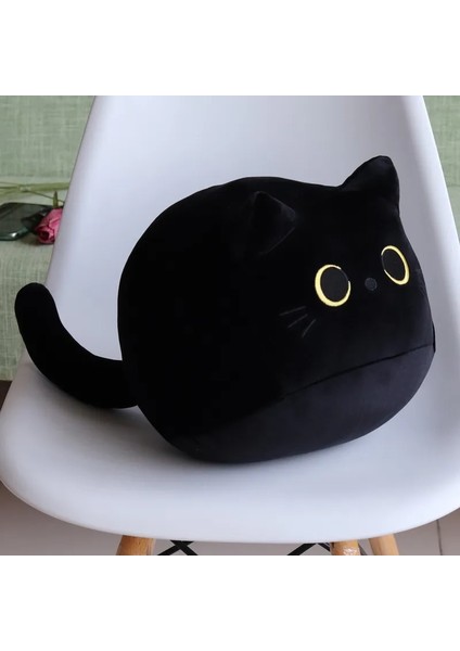 Beyaz Kawaii Siyah Kedi Yaklaşık 8 cm Yastık Peluş Oyuncak Bebekler Sevimli Sevimli Yüksek Kaliteli Hediyeler Erkek Kız Arkadaşlar Için Süslemeleri Çocuk (Yurt Dışından) fırsatları