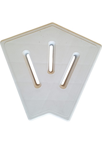 Havuz Savak Kanal Köşe Parçası Plastik 20 cm 45° (Adet)