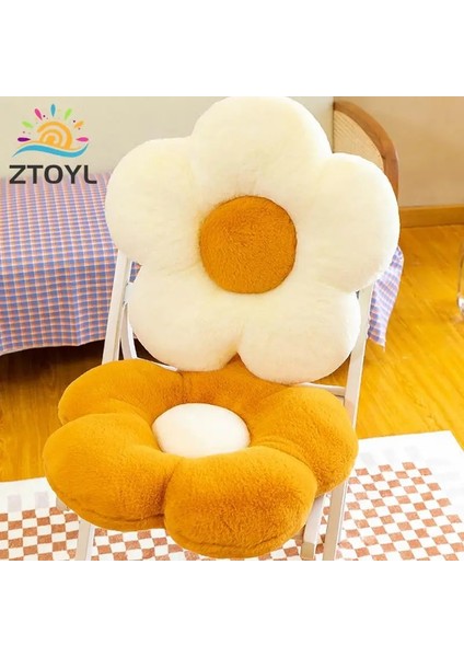 Çok Renkli 35 cm Doldurulmuş Papatya Çiçek Koltuk Minderi Ayçiçeği Şekli Çocuklar Kız Yatak Odası Koltuk Yastık Ofis Odası Dekor Kanepe Yastıkları Peluş Oyuncaklar (Yurt Dışından) fırsatları